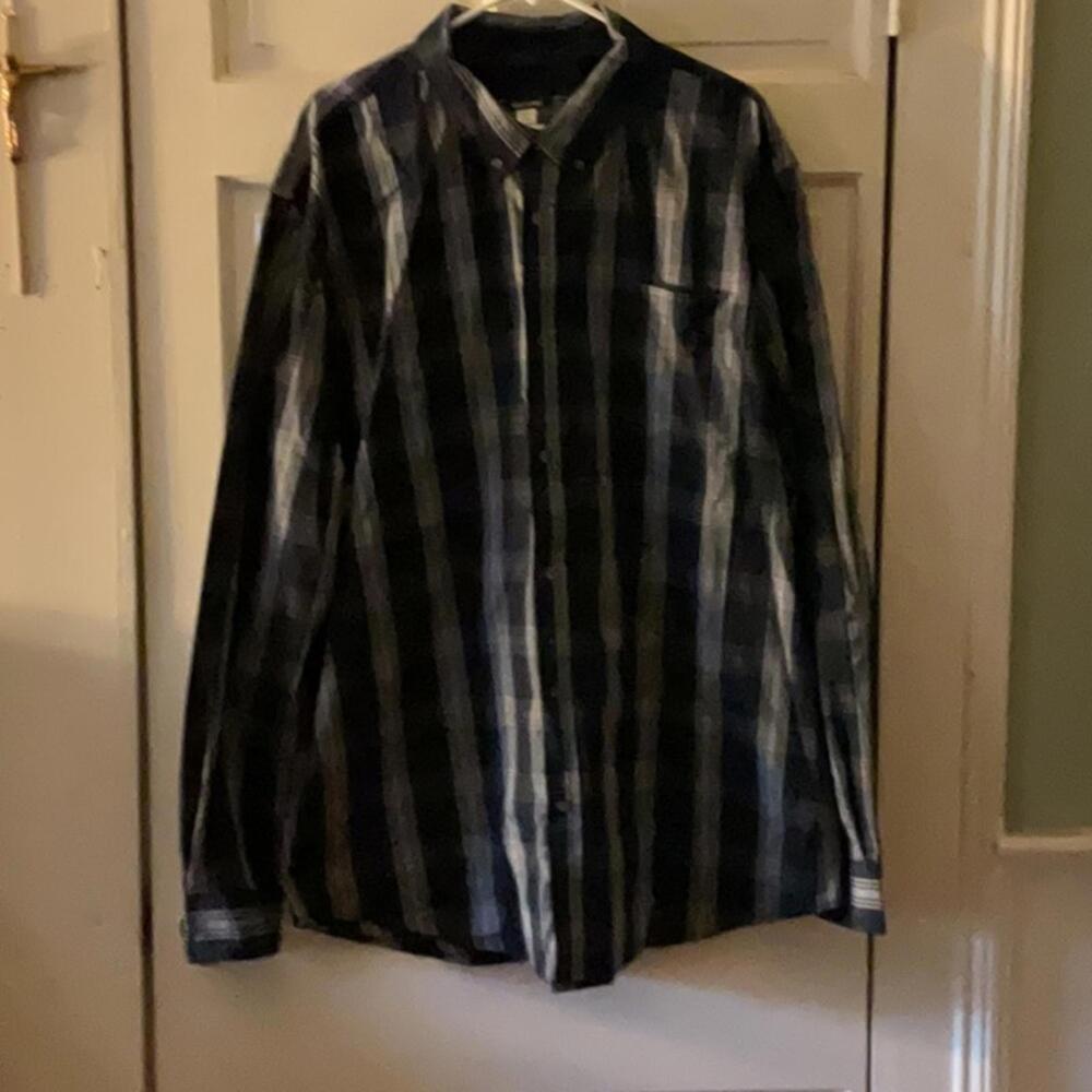 Basic Edition button down long sleeve shirt, NWT size 3XLT